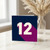 12th Birthday Card, Bold Number 12 Design