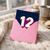 12th Birthday Card, Bold Number 12 Design
