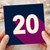 20th Birthday Card