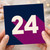 24th Birthday Card