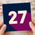 27th Birthday Card
