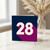 28th Birthday Card, Bold Number 28 Design