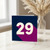29th Birthday Card, Large Number 29 Card