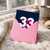 33rd Birthday Card, Bold Number 33 Design