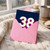 38th Birthday Card, Bold Number 38 Design