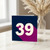 39th Birthday Card, Large Number 39 Design