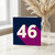 46th Birthday Card, Bold Number 46 Design