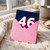 46th Birthday Card, Bold Number 46 Design