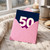 50th Birthday Card, Bold Number 50 Design