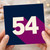 54th Birthday Card