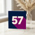57th Birthday Card