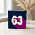 63rd Birthday Card