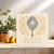 Believe in Yourself Mirror & Floral Inspirational Card - Encouragement/Congratulations - 145mm x 145mm Square Greeting Card, Includes Kraft Envelope