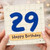 29th Birthday Card, Happy Birthday Card