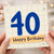40th Birthday Card, Happy Birthday Age 10 Card