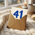 41st Birthday Card, Blue Number 41 Happy Birthday Card