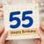 55th Birthday Card, Happy Birthday Age 55 Card
