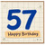 57th Birthday Card, Happy Birthday Card for 57 Year Old