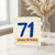71st Birthday Card, Happy Birthday Card for Him or Her