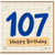 107th Birthday Card
