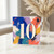 10th Birthday Card, Colourful Abstract Paint Splash Design