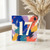 17th Birthday Card, Colourful Abstract Paint Splash Design