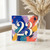 23rd Birthday Card, Bold Abstract Paint Splatter Design