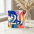 29th Birthday Card, Bold Abstract Paint Splash Design