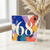 68th Birthday Card, Colourful Abstract Paint Splash Design