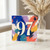 97th Birthday Card, Colourful Abstract Number 97 Card