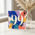 99th Birthday Card, Bold Abstract Paint Splash Design