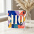 110th Birthday Card, Colourful Abstract Number 110 Celebration Card