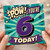 6th Birthday Card, Comic Book Style Pow! You're 6 Today Card