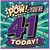 41st Birthday Card, POW You’re 41 Today Comic Style Greeting Card