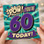 60th Birthday Card, - Pow! You're 60 Today!
