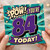 84th Birthday Card, POW! You're 84 Today Comic Style Card