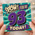 93rd Birthday Card, Pow! You're 93 Today Comic Style Card