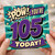 105th Birthday Card, Comic Book Style You’re 105 Today Card