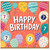 7th Birthday Card, Happy Birthday Balloon Design