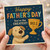 Father's Day Card for Dad - Cute Dog with No.1 Trophy - Happy Father's Day 'You're the Greatest!' - From Son or Daughter, Family