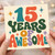 15th Birthday Card, 15 Years of Awesome Card