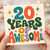 20th Birthday Card, 20 Years of Awesome Card