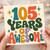 105th Birthday Card, 105 Years of Awesome Card