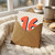 16th Birthday Card, Coral Orange Number 16 Polka Dot Design
