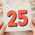 25th Birthday Card