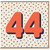 44th Birthday Card