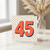 45th Birthday Card, Large Number 45 Design