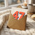47th Birthday Card, Bold Number 47 Polka Dot Design