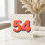 54th Birthday Card, Large Number 54 Design