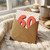 60th Birthday Card, Large Coral 60 Design